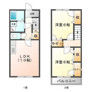 グリーンコート【102号室】の間取り