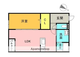 アデリー【2階】の間取り