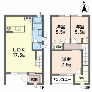 ディアス・パルモ【108号室】の間取り