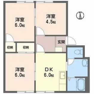 フレグランス有光 A棟【2階】の間取り