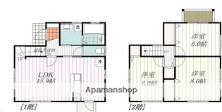 愛媛県松山市和田【一戸建】の間取り