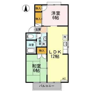ルミエール22 C棟【2階】の間取り
