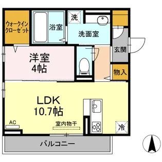 フェリエⅢ【2階】の間取り