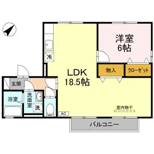 グランドール 姫原【2階】の間取り