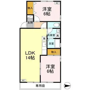 メゾン・ウィステリア【1階】の間取り