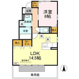 CASA VIVACE【1階】の間取り