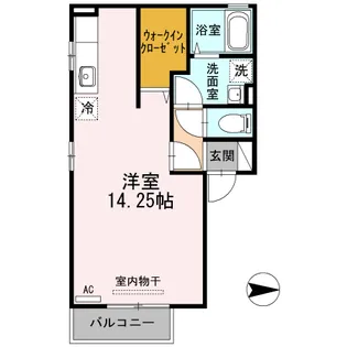 アクエリアス清水町【2階】の間取り