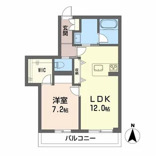 シャーメゾン セルディーナ【1階】の間取り