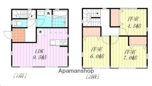 愛媛県松山市道後町2丁目【一戸建】の間取り