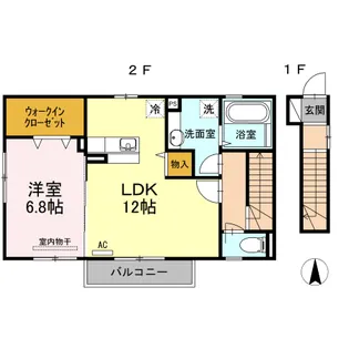 ブルームコート【2階】の間取り