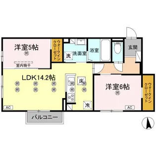 Maison Blanche【1階】の間取り