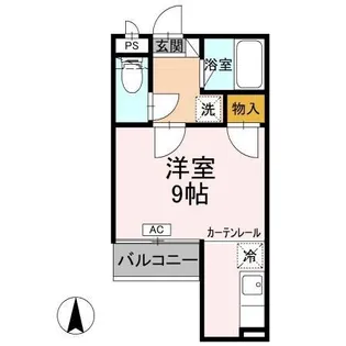 プチシャンブルM【1階】の間取り