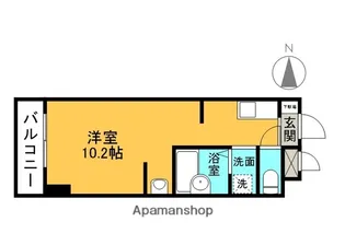 きやのハルカス【302号室号室】の間取り