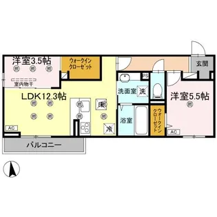 フジコH【1階】の間取り