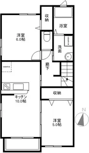 プロムナード T【2階】の間取り
