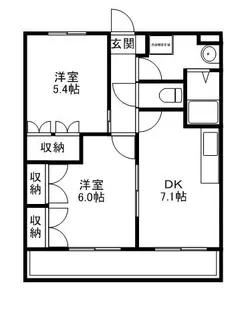 グリーングランデⅡ【1階】の間取り