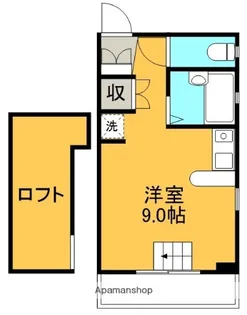 エトワール二葉町【402号室】の間取り