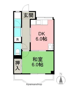 安芸ガーデン【2階】の間取り