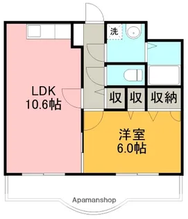 マリベールFK二葉【3階】の間取り