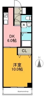 ルガーノ杉井流【604号室】の間取り
