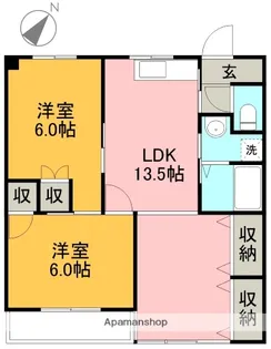 マンションベスタ【4階】の間取り