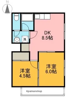 メゾン内藤【401号室】の間取り