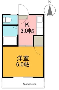 コーポライジング【303号室】の間取り