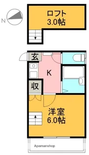 STハウスⅡ【2階】の間取り