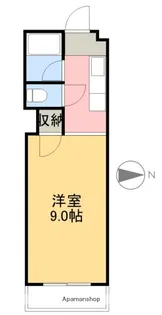 セグエンテ【303号室】の間取り