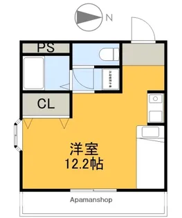 ハイムSS【301号室】の間取り