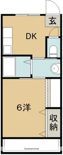 ロイヤルマンション【403号室】の間取り