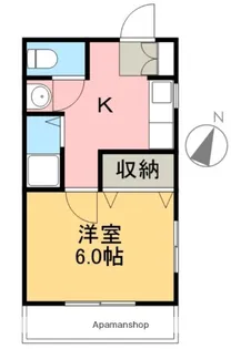 オレンジハイツ【302号室】の間取り