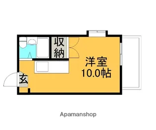 サンハイツ【4階】の間取り