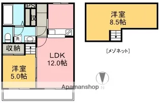 ADDRESS HARIMAYA【702号室】の間取り