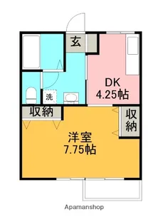 ハイネスKASHIWA【1階】の間取り