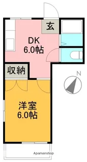 ピープルハウスⅠ【2階】の間取り