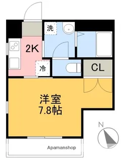 ARCADIA(アルカディア)【3階】の間取り