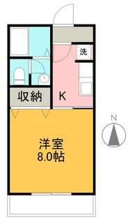 KANADA A棟【1階】の間取り