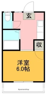 ペガサスY【102号室】の間取り