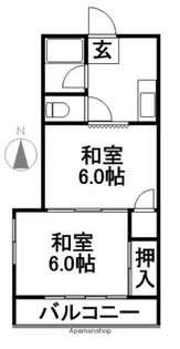 FKマンション【3階号室】の間取り