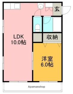福徳ハイツ【305号室】の間取り