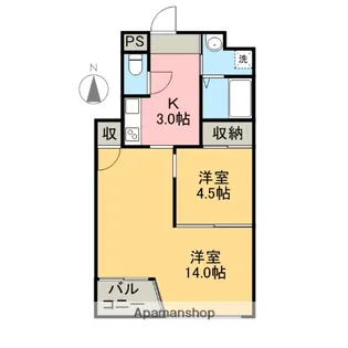 HABIT 北棟【3階】の間取り