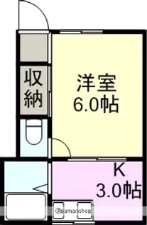 ひまわりハイツ【3階】の間取り