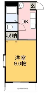 メゾンレーヴ高須【208号室】の間取り