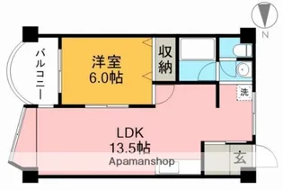 インペリアル西本【306号室】の間取り