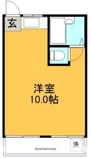 1Rの間取り画像