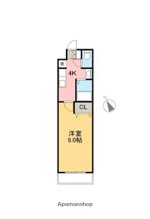 ガルボ高須【301号室】の間取り