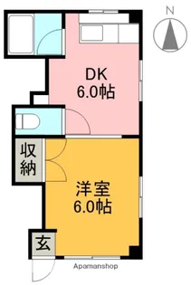 ふじハイツ【302号室】の間取り