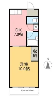 ロイヤルガーデンⅠ【307号室】の間取り