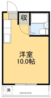 コーポMANABE【101号室】の間取り